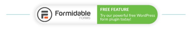 Formidable Forms Бесплатный плагин для WordPress