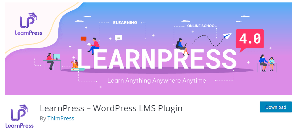 LearnPress主页