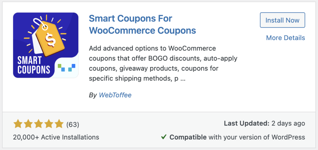 Cupones inteligentes para cupones de WooCommerce