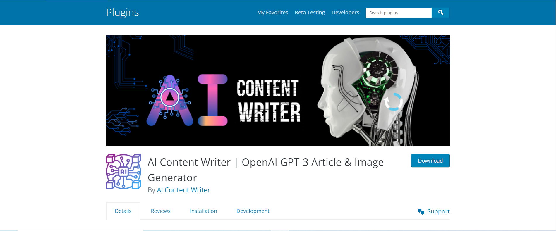 Generador de contenido AI Content Writer