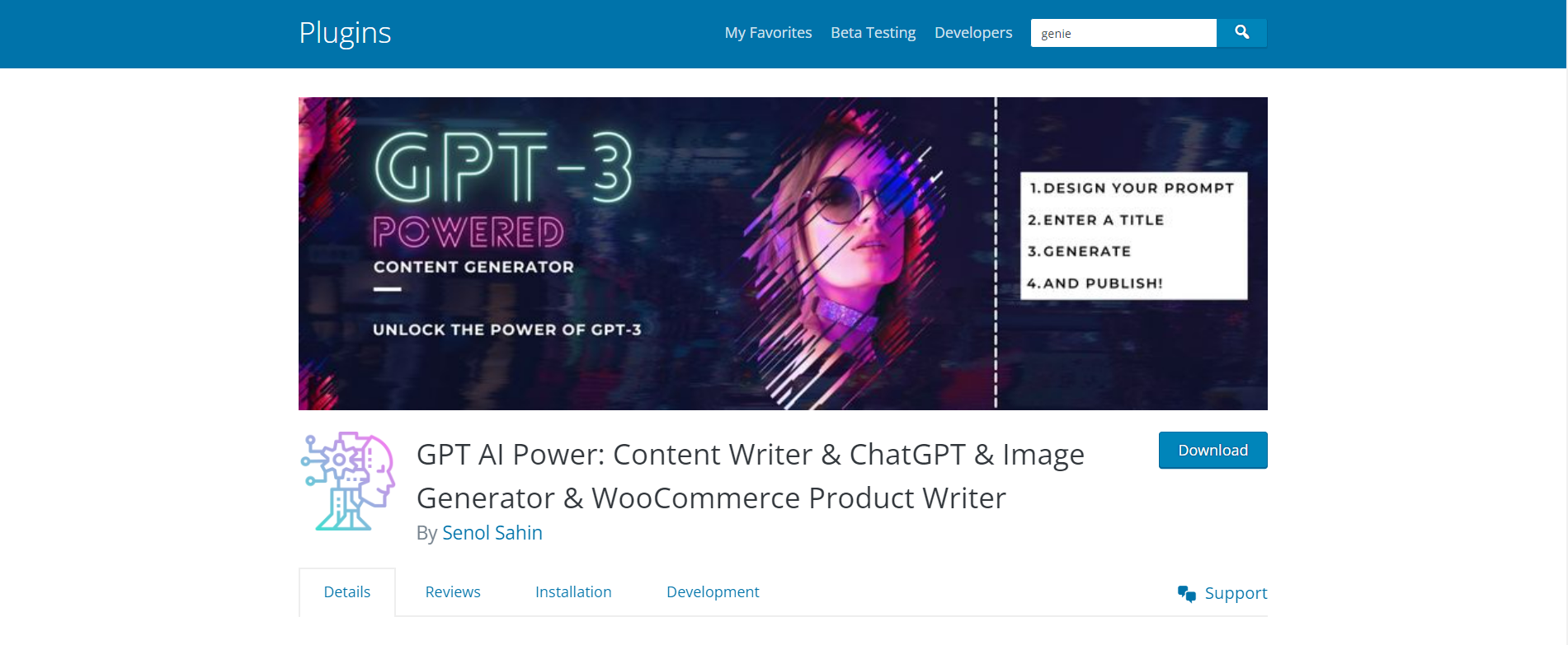 Generador de contenido GPT3 AI Content Writer & Generator