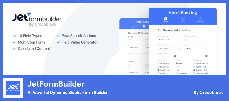 Complemento JetFormBuilder: un potente generador de formularios de bloques dinámicos