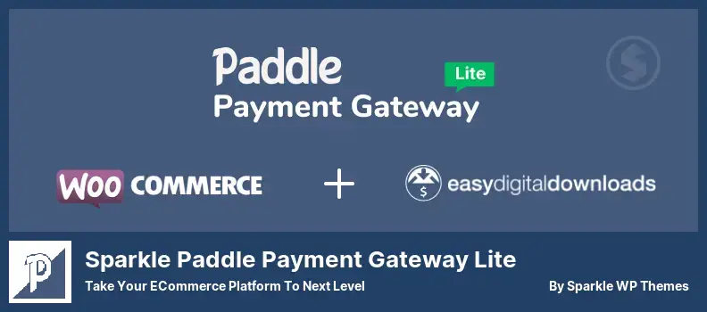 ปลั๊กอิน Sparkle Paddle Payment Gateway Lite - นำแพลตฟอร์มอีคอมเมิร์ซของคุณไปสู่อีกระดับ