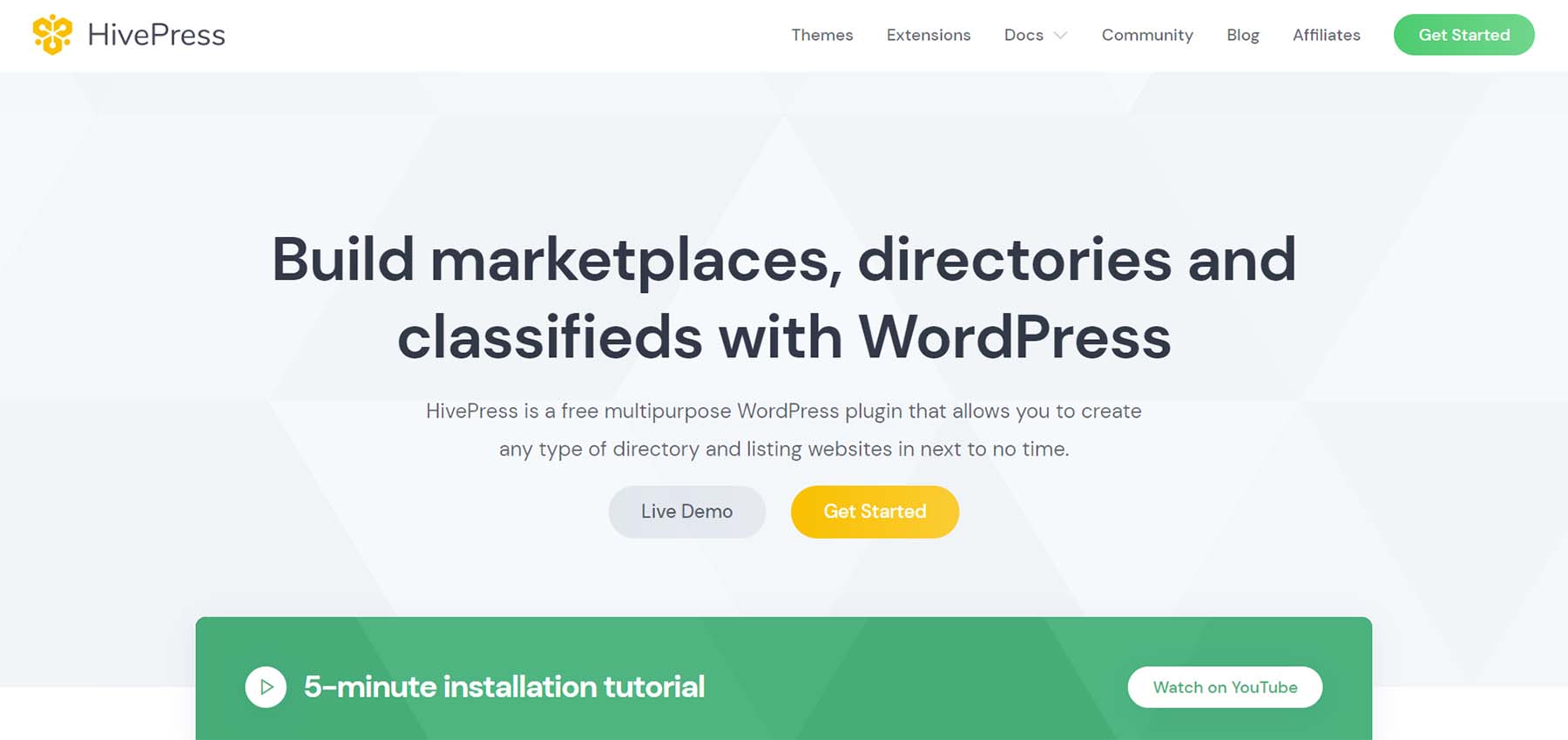 Plug-in WordPress Multiuso HivePress