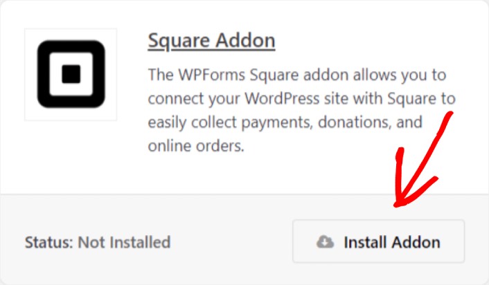 Square-Addon für WPForms