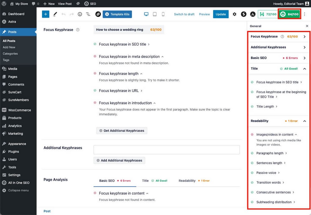 Analisis On-Page TrutSEO AIO