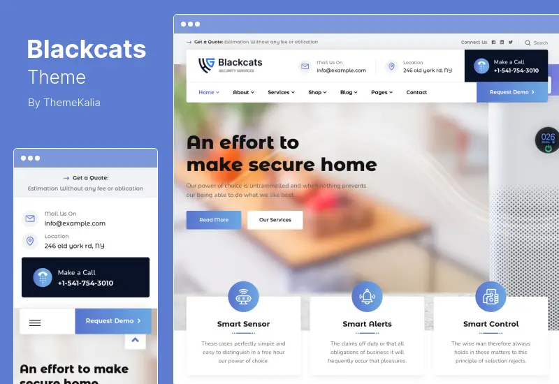 Blackcats 主题 - CCTV & Security WordPress 主题