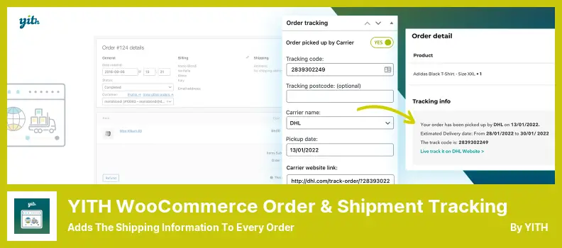 YITH WooCommerce Sipariş ve Gönderi Takibi Eklentisi - Her Siparişe Gönderim Bilgilerini Ekler