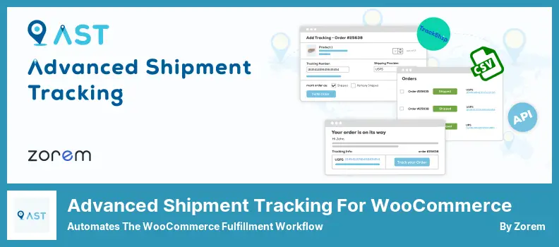 WooCommerce Eklentisi için Gelişmiş Gönderi Takibi - WooCommerce Yerine Getirme İş Akışını Otomatikleştirir