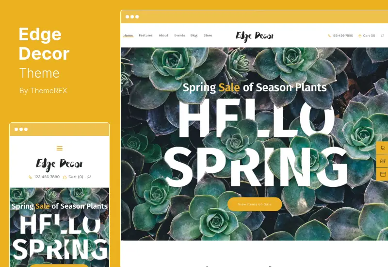 Edge Decor Theme - 现代园艺和园林绿化 WordPress 主题