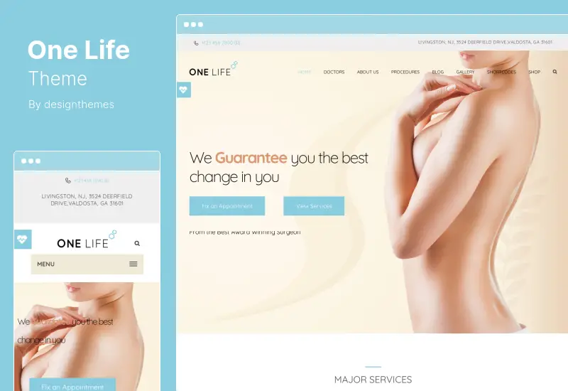 OneLife Teması - Medical HealthCare WordPress Teması