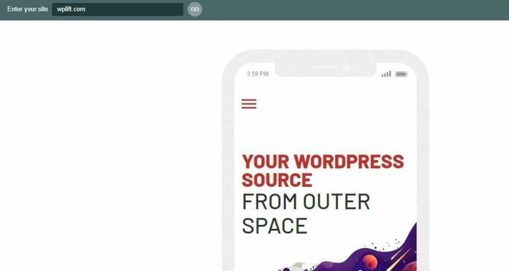 Responsinator - اختبر موقع WordPress الخاص بك للتصميم سريع الاستجابة