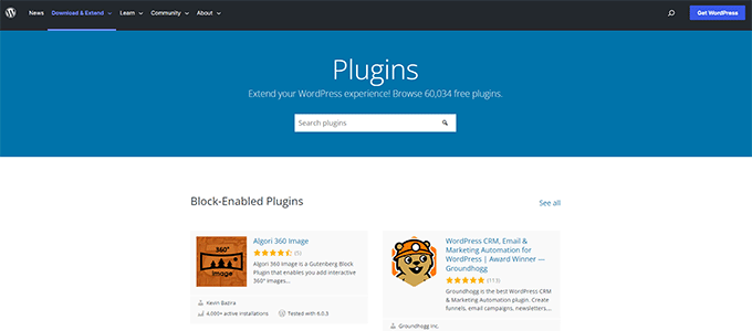 WordPress plugins