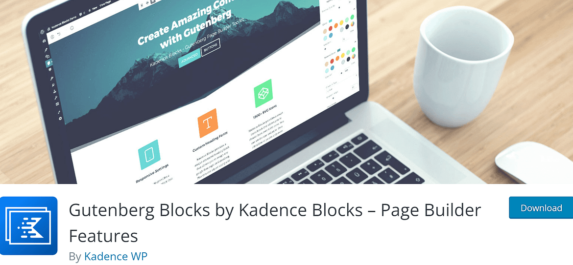 Kadence Blocks vs GenerateBlocks: Kadence Blocks afişi