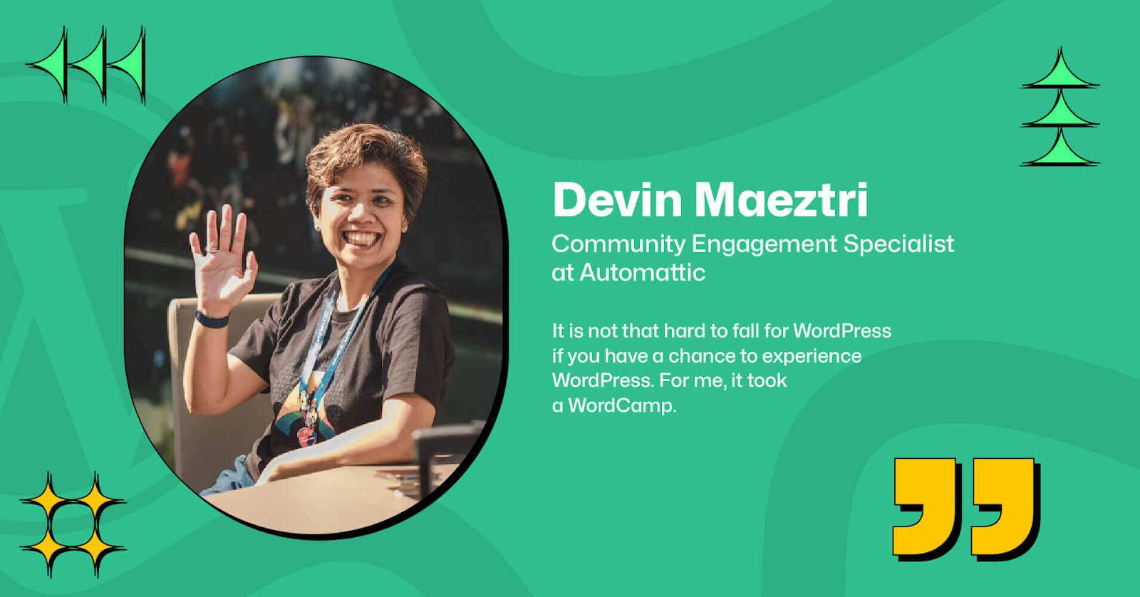 Devin Maeztri, Frauen in WordPress, WordCamp