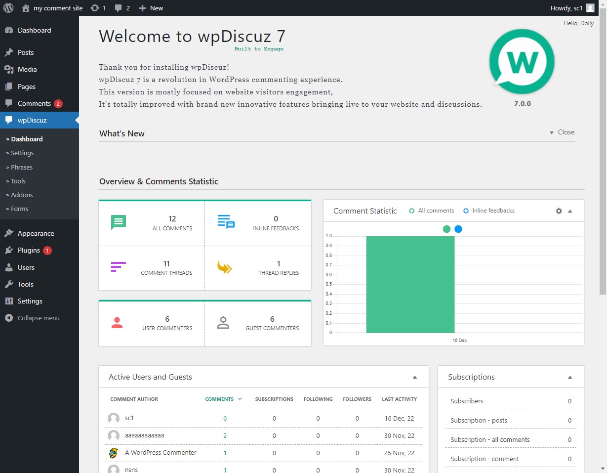 wpDiscuz Yorum Eklentisi