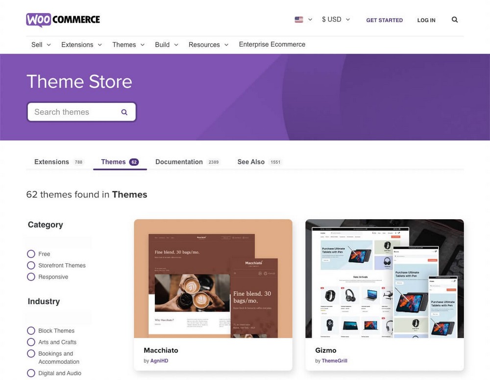 WooCommerce-Themen