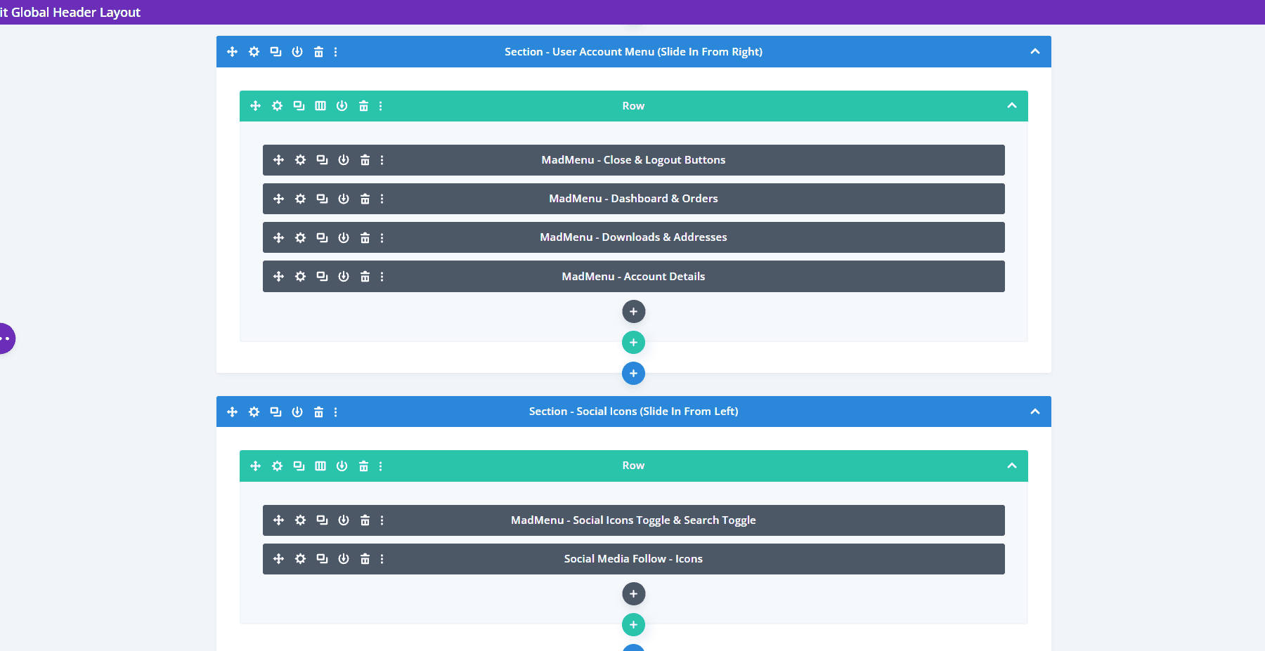 Divi MadMenu Demo Trece