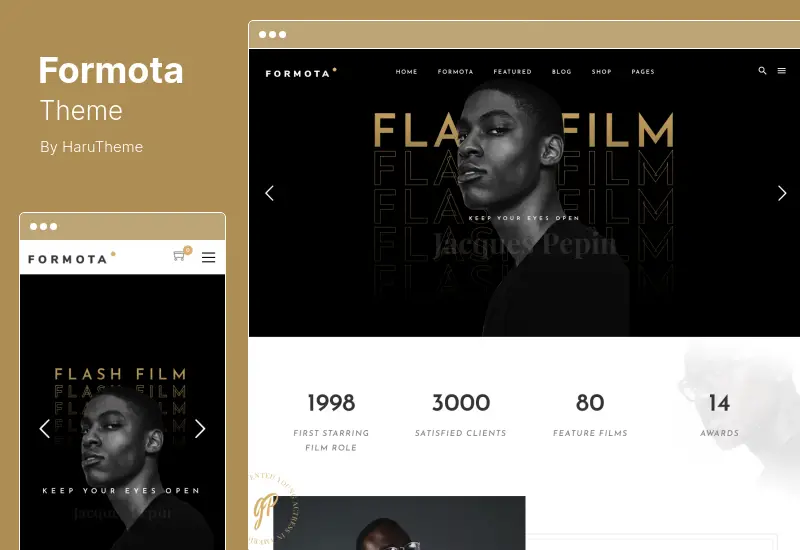 Formota 主題 - 電影製片廠和電影製片人 WordPress 主題