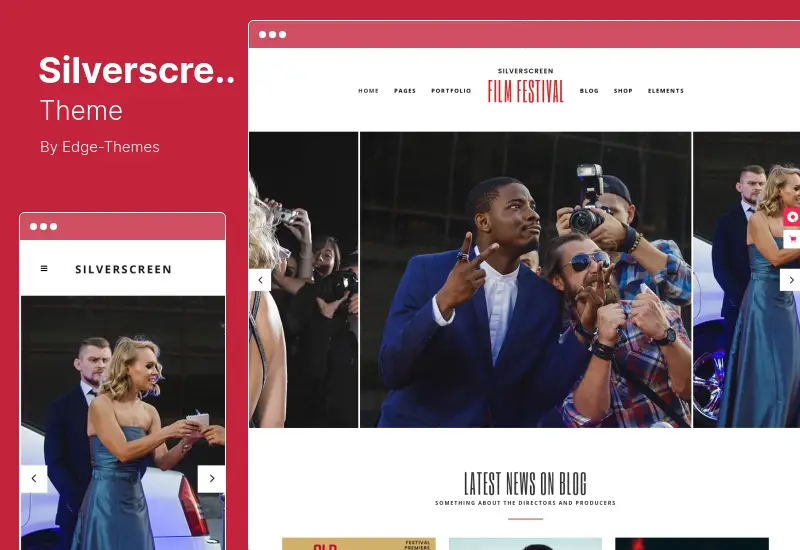 Silverscreen 主題 - 適用於電影、電影製作人和製作公司的 WordPress 主題