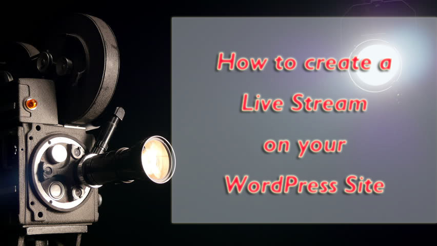 How to create a Live Stream on your WordPress site