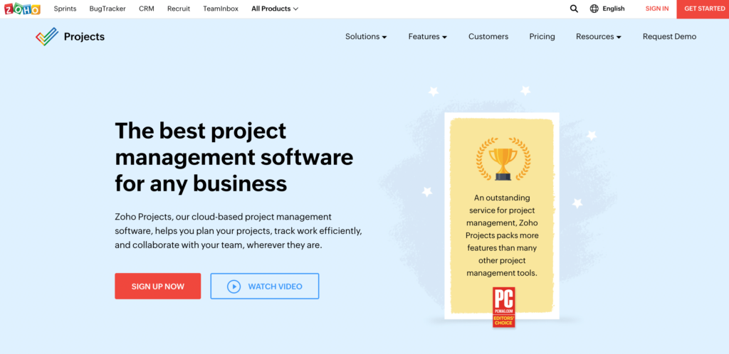 Zoho-Projekte