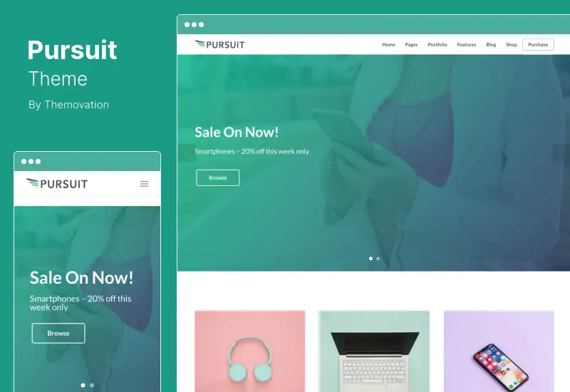 Pursuit Theme: una aplicación flexible y un tema de software en la nube