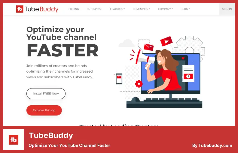 TubeBuddy - Optimiza tu canal de YouTube más rápido