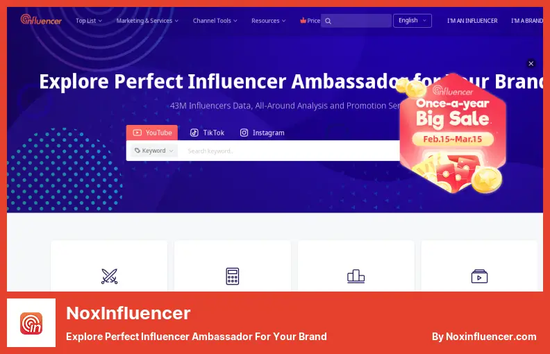 NoxInfluencer - Explora Perfect Influencer Ambassador para tu marca