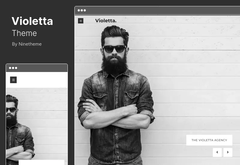 Tema Violetta - Tema de WordPress para Portafolio Personal