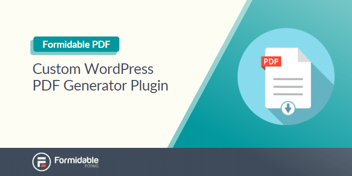 WordPress PDF 생성기 플러그인