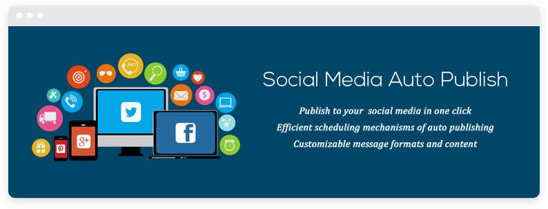 Banner pentru pluginurile WordPress Social Media Auto Publish