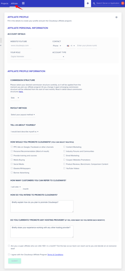 cloudways-affiliate-form-fill