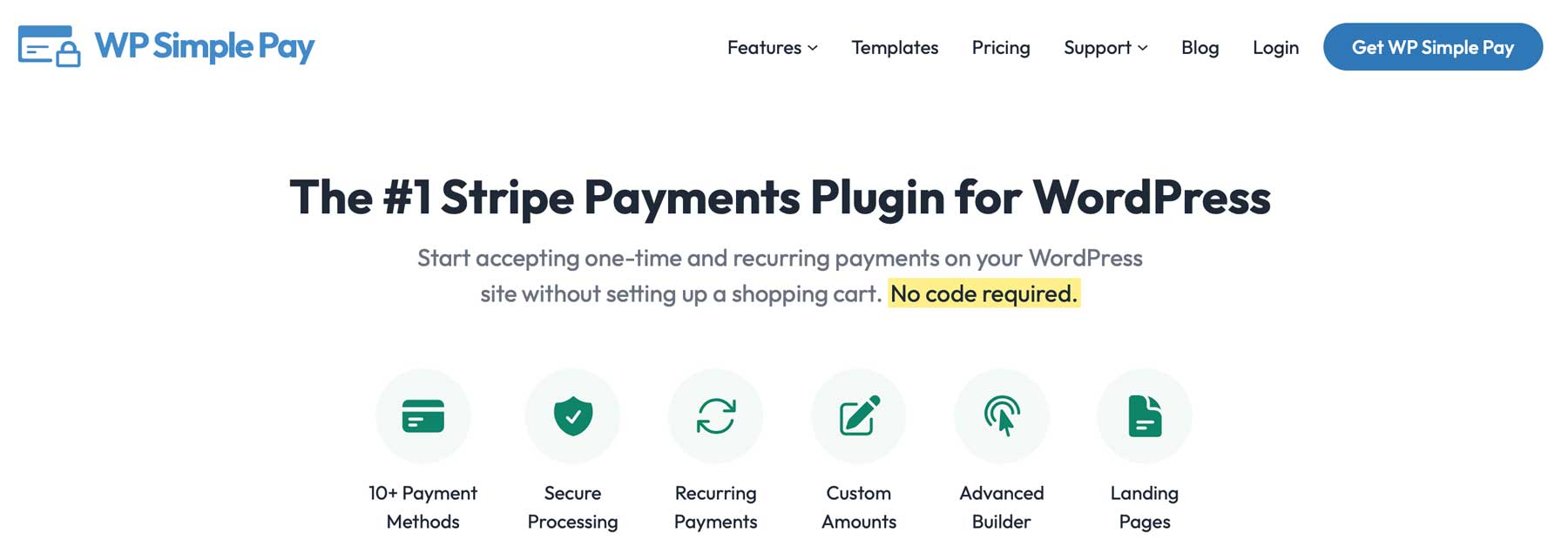 WP Simple Pay plugin, la mejor opción de pasarela de pago para WordPress