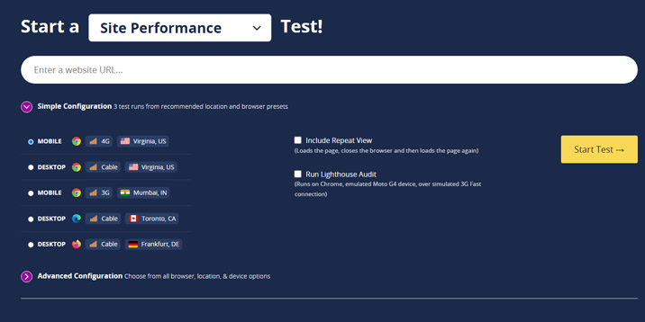 WebPageTest-sitio-rendimiento