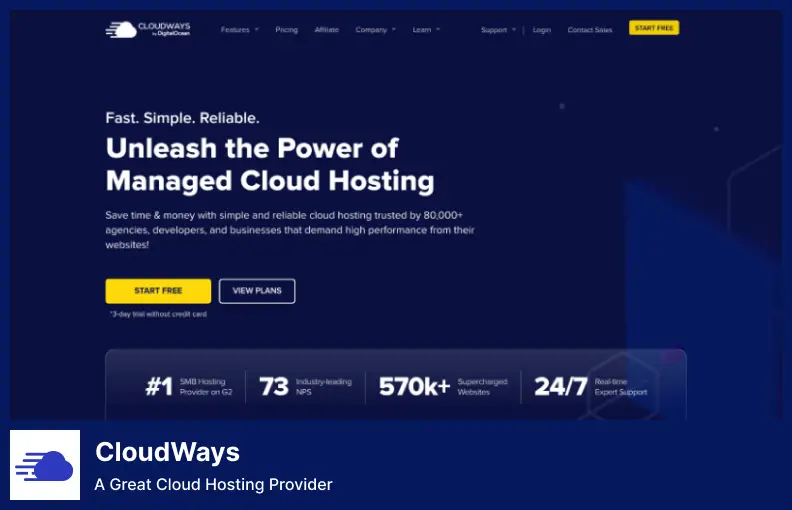 Cloudways - 一个伟大的云托管提供商