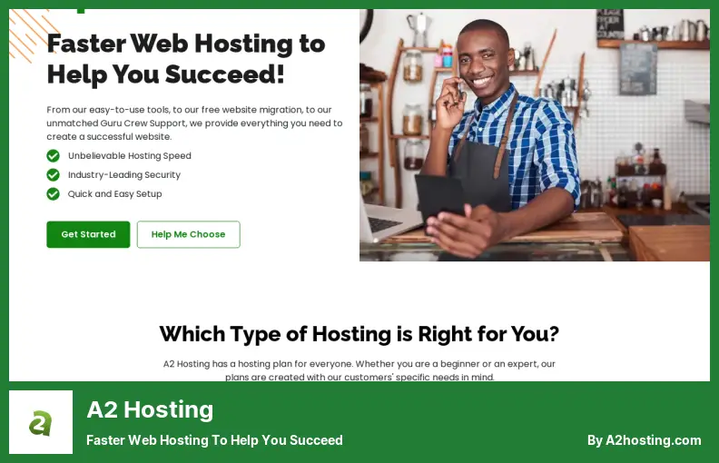 A2 Hosting - استضافة ويب أسرع لمساعدتك على النجاح