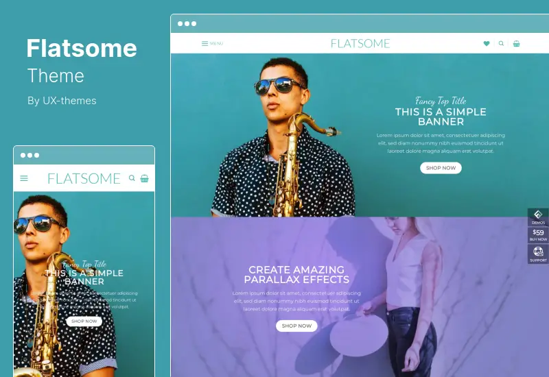 Flatsome Theme - Tema de WooCommerce receptivo multipropósito