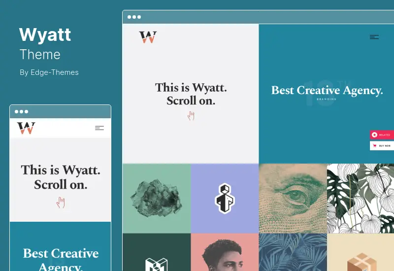 Tema Wyatt - Tema WordPress pentru portofoliu creativ