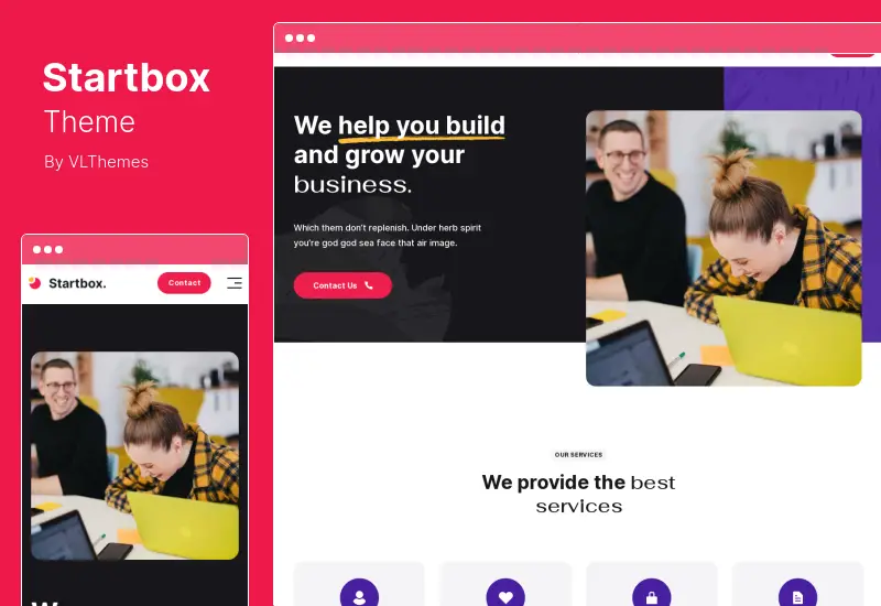 موضوع Startbox - سمة WordPress للشركات متعددة الأغراض