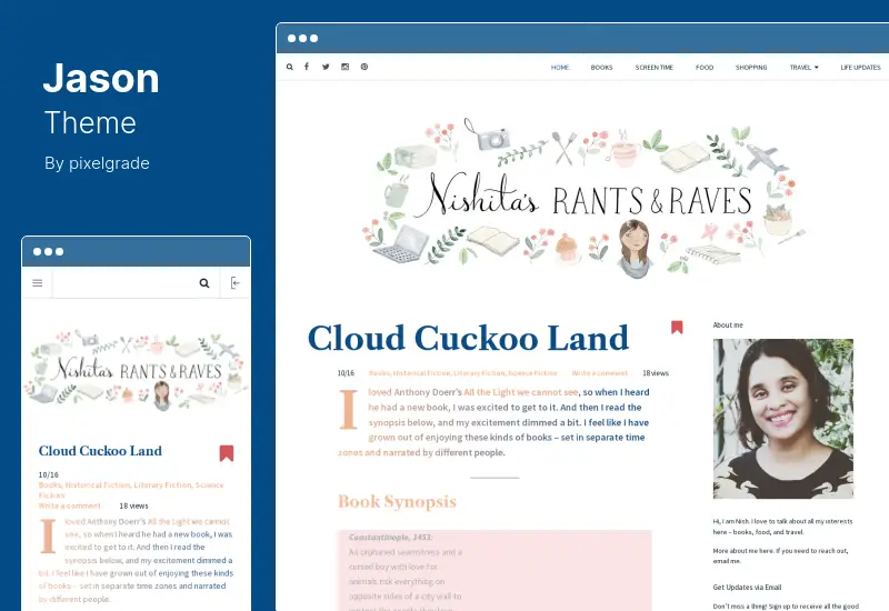 Tema Jason - O temă WordPress colorată pentru bloguri