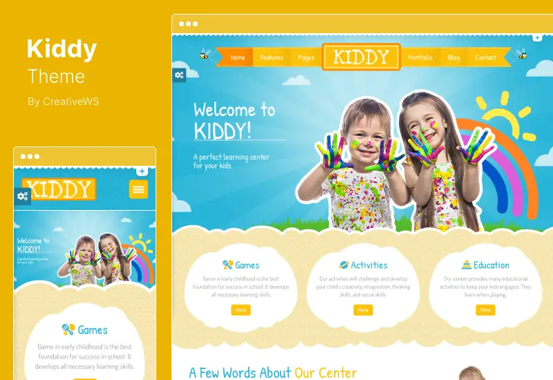 Kiddy Theme - Tema WordPress para Crianças