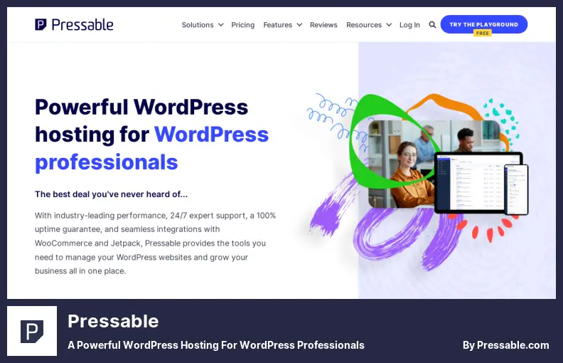 Pressable - o găzduire WordPress puternică pentru profesioniștii WordPress