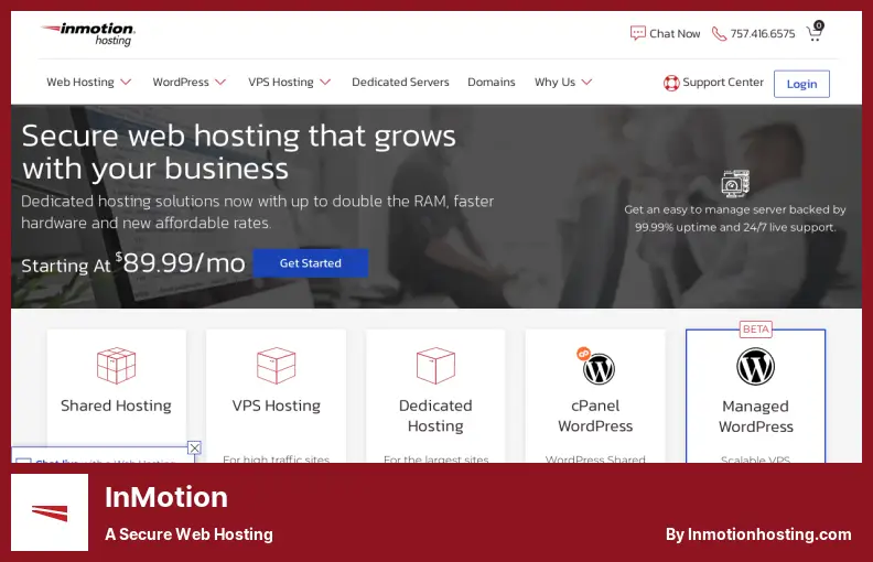 InMotion - ein sicheres Webhosting