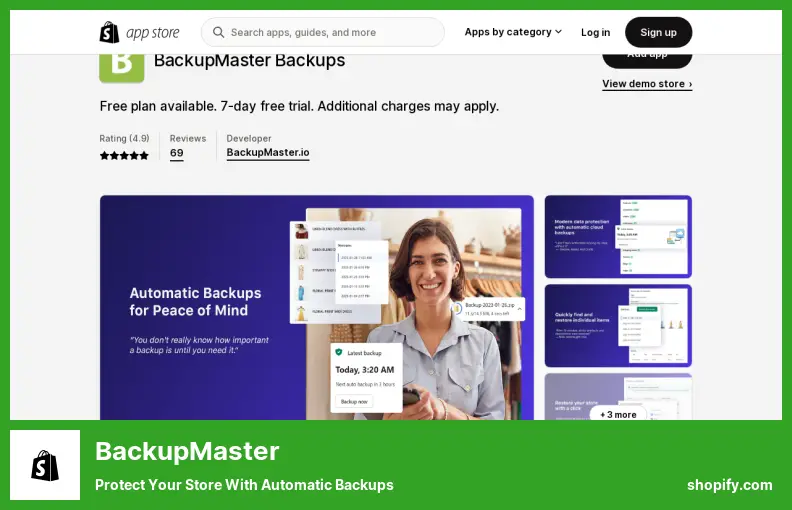 BackupMaster - 通過自動備份保護您的商店