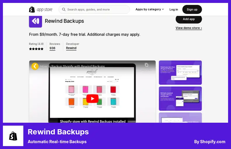 Rewind Backups - Backup automatici in tempo reale