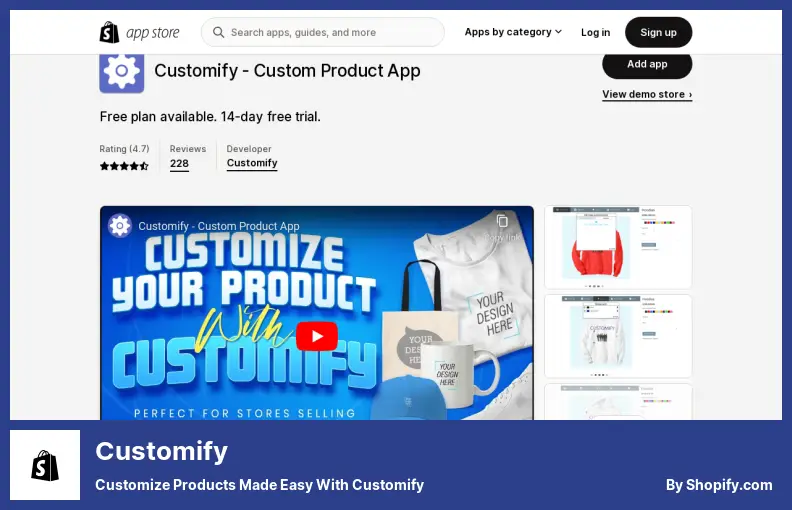 Customify - Personaliza productos fácilmente con Customify