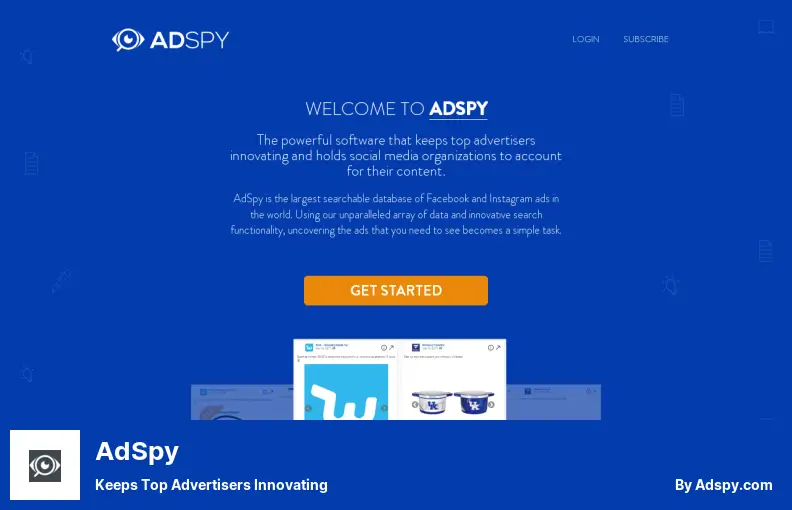 AdSpy - 상위 광고주의 혁신 유지