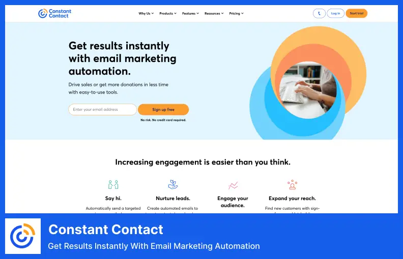 Contact constant - Obtenez des résultats instantanément avec l'automatisation du marketing par e-mail