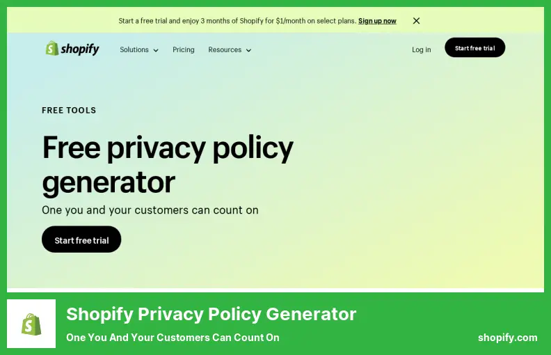 Generatorul de politici de confidențialitate Shopify - unul pe care tu și clienții tăi poți conta